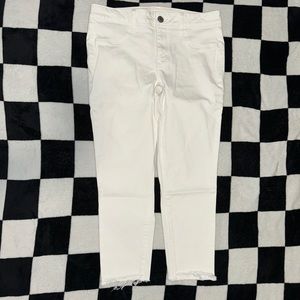 American Eagle White Jeggings